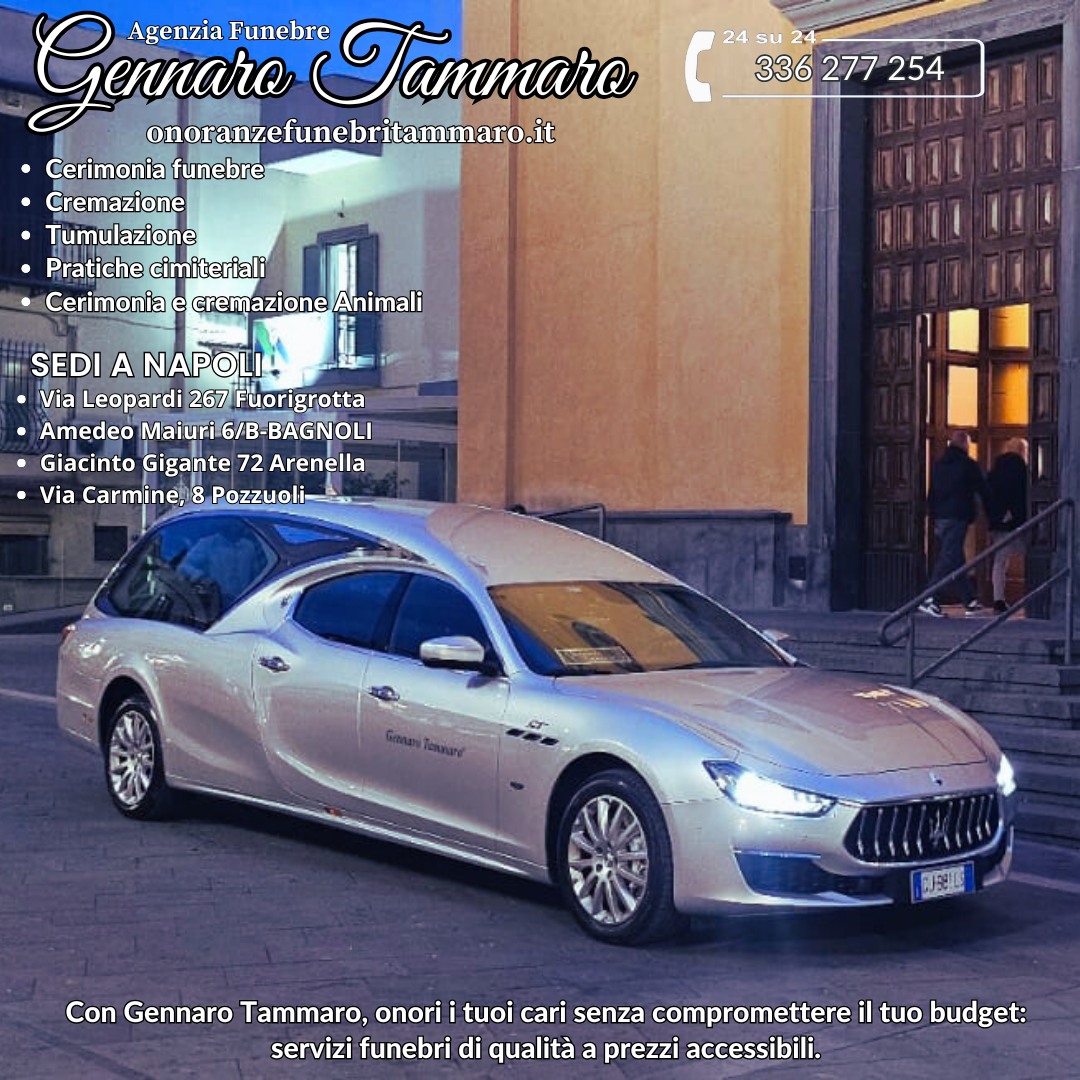 Maserati funebre – auto di lusso Gennaro Tammaro Napoli